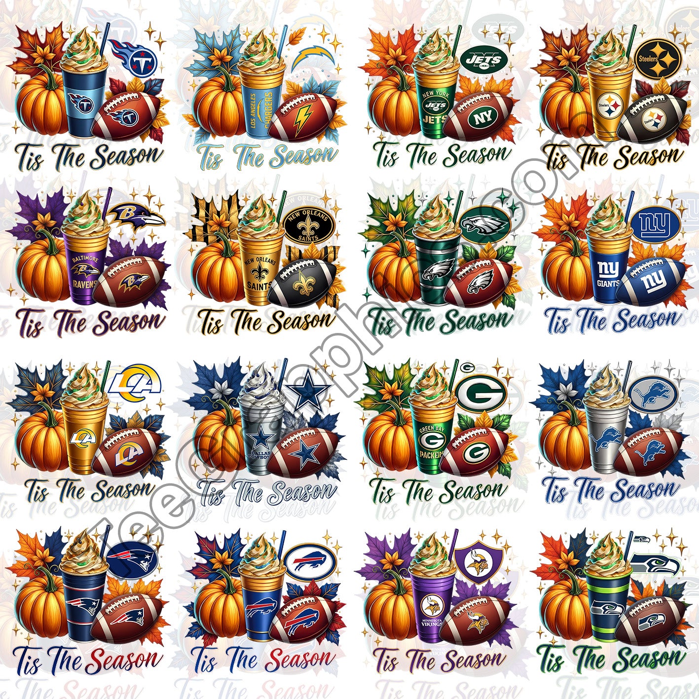 32 Tis The Season NFL T Shirt Deisgns