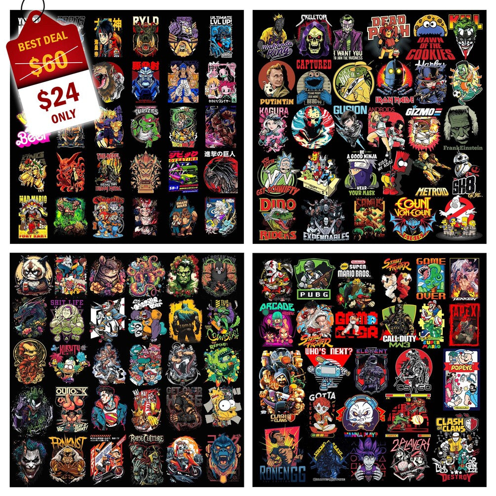 Get 4 T Shirt Designs Bundles in just 24$