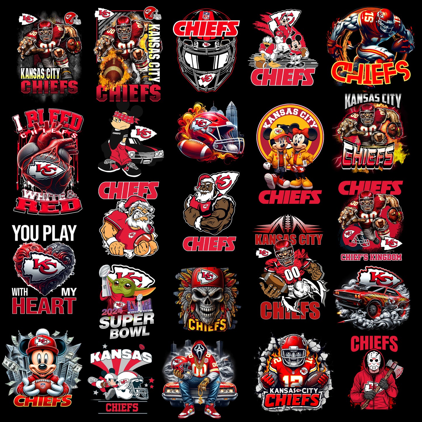 All 32 NFL Teams Designs (50 Bundles)