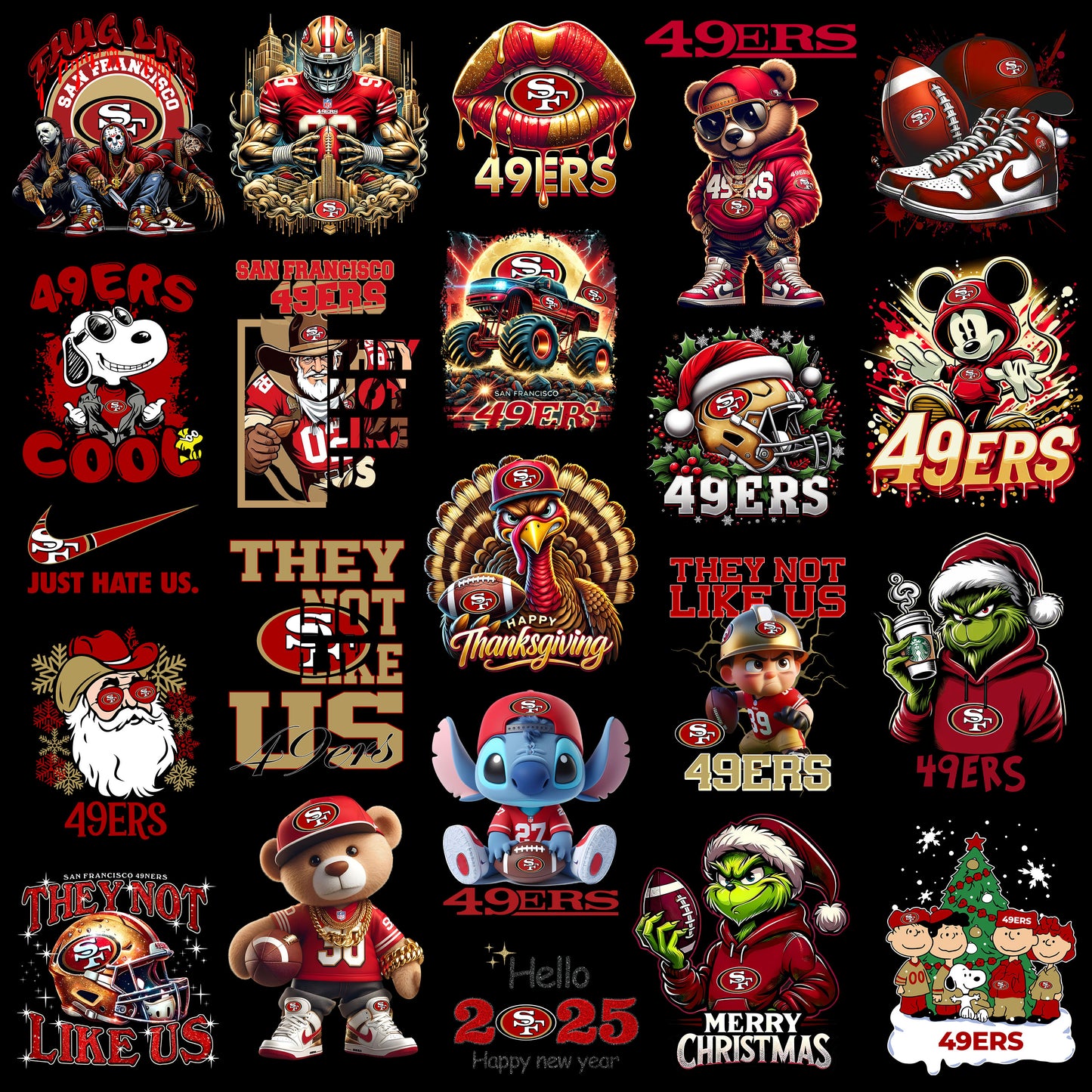 50 San Francisco 49ers T Shirt Designs