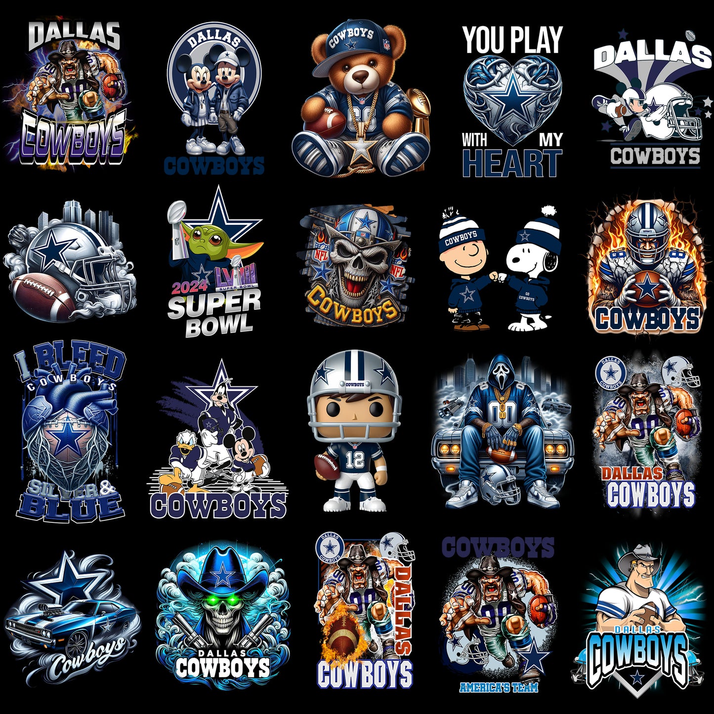 50 Dallas Cowboys T Shirt Designs