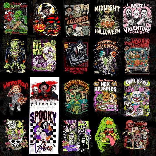 80 Exclucive Halloween T Shirt Designs PNG+SVG