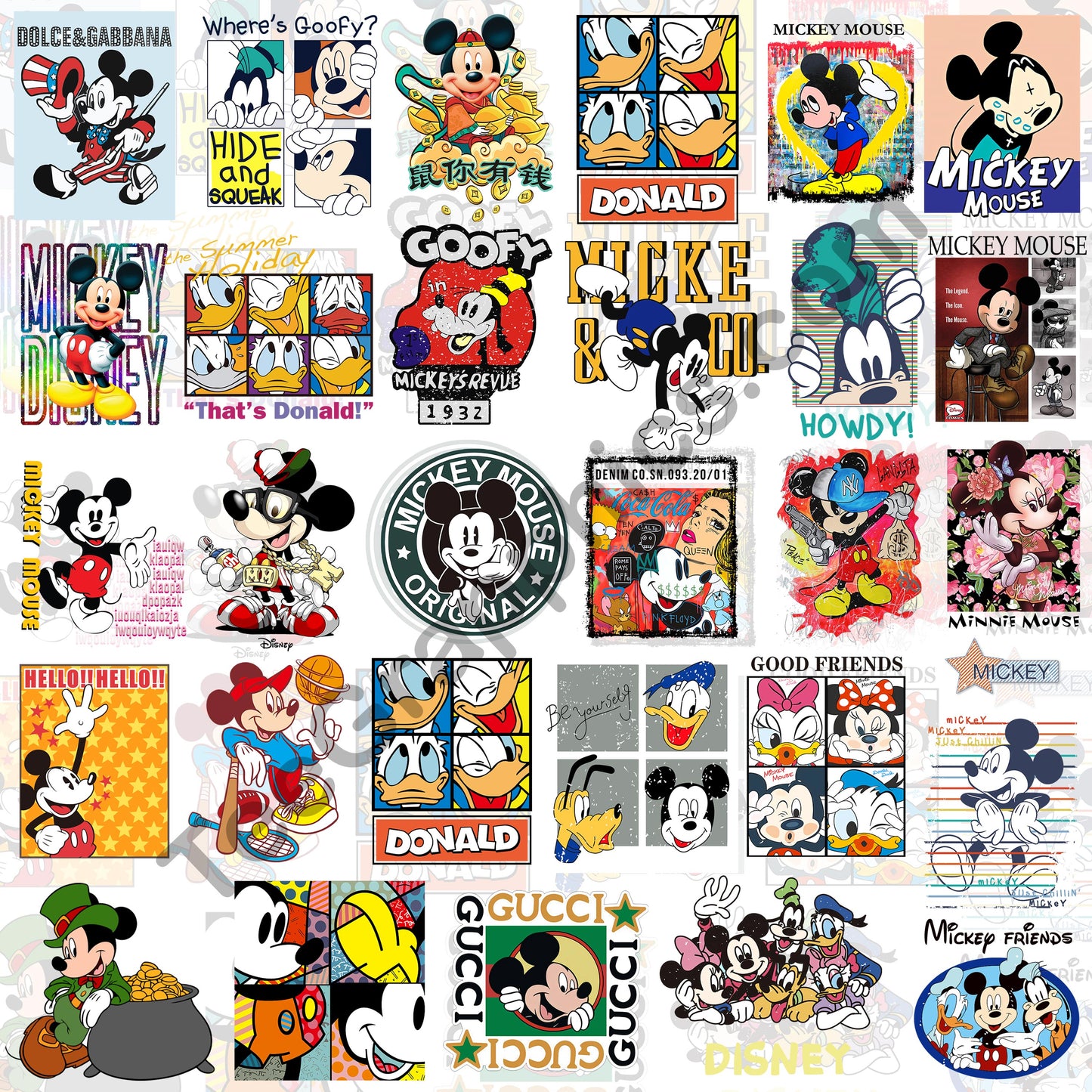 100 Mickey Mouse T Shirt Designs