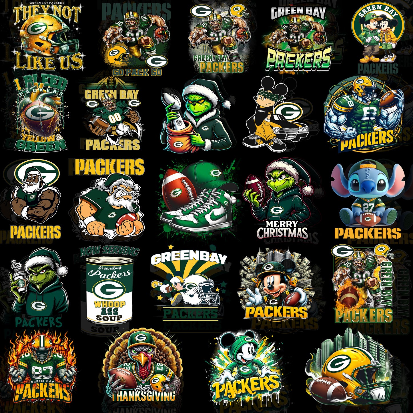 50 Green Bay Packers T Shirt Designs