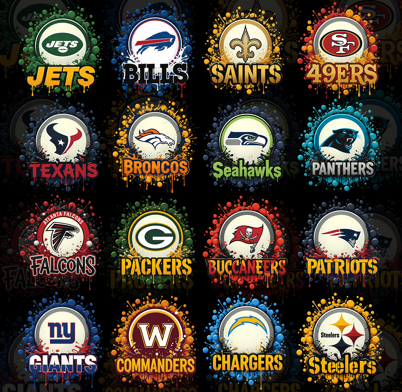 32 NFL Bubble T Shirt Deisgns
