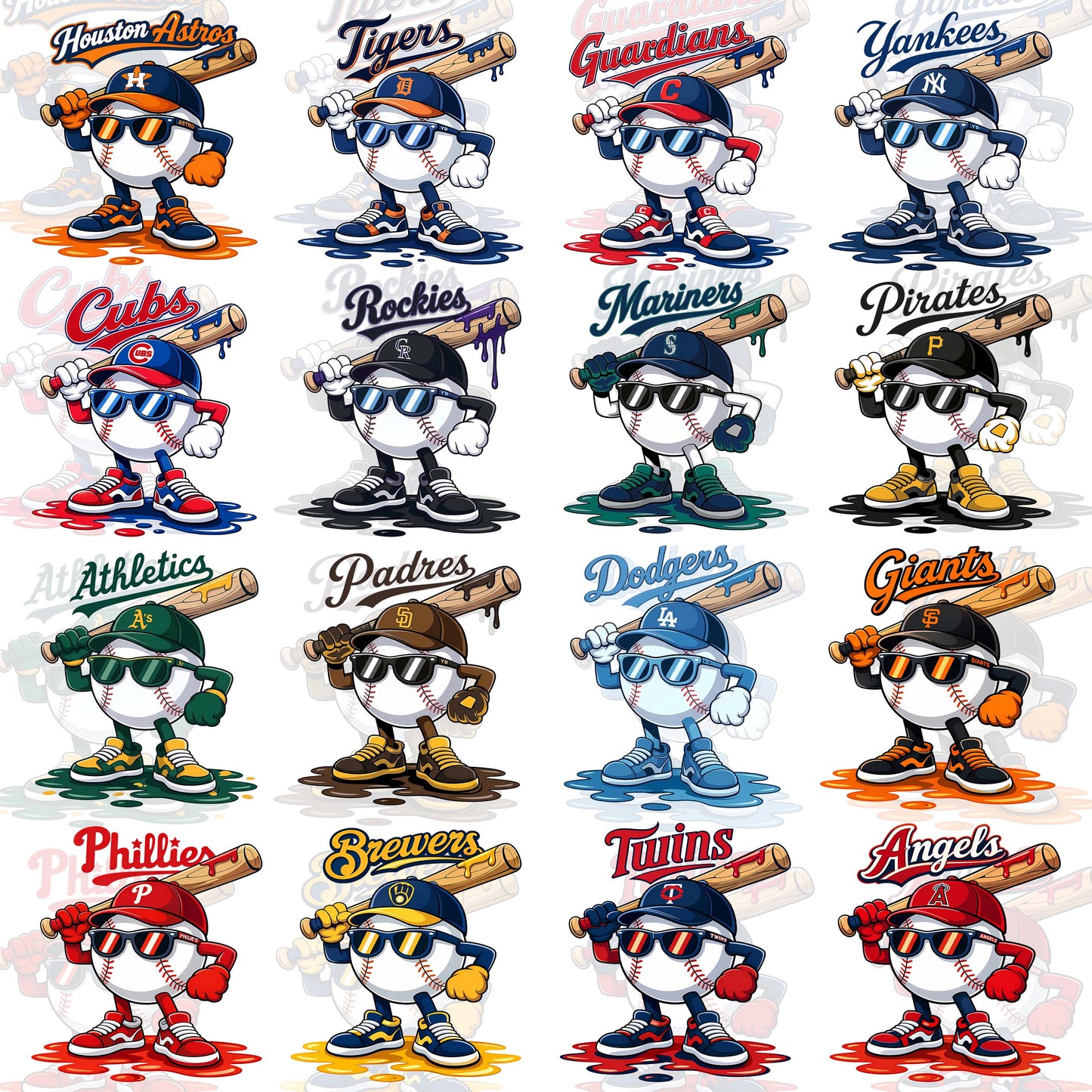 30 MLB Ball T Shirt Designs