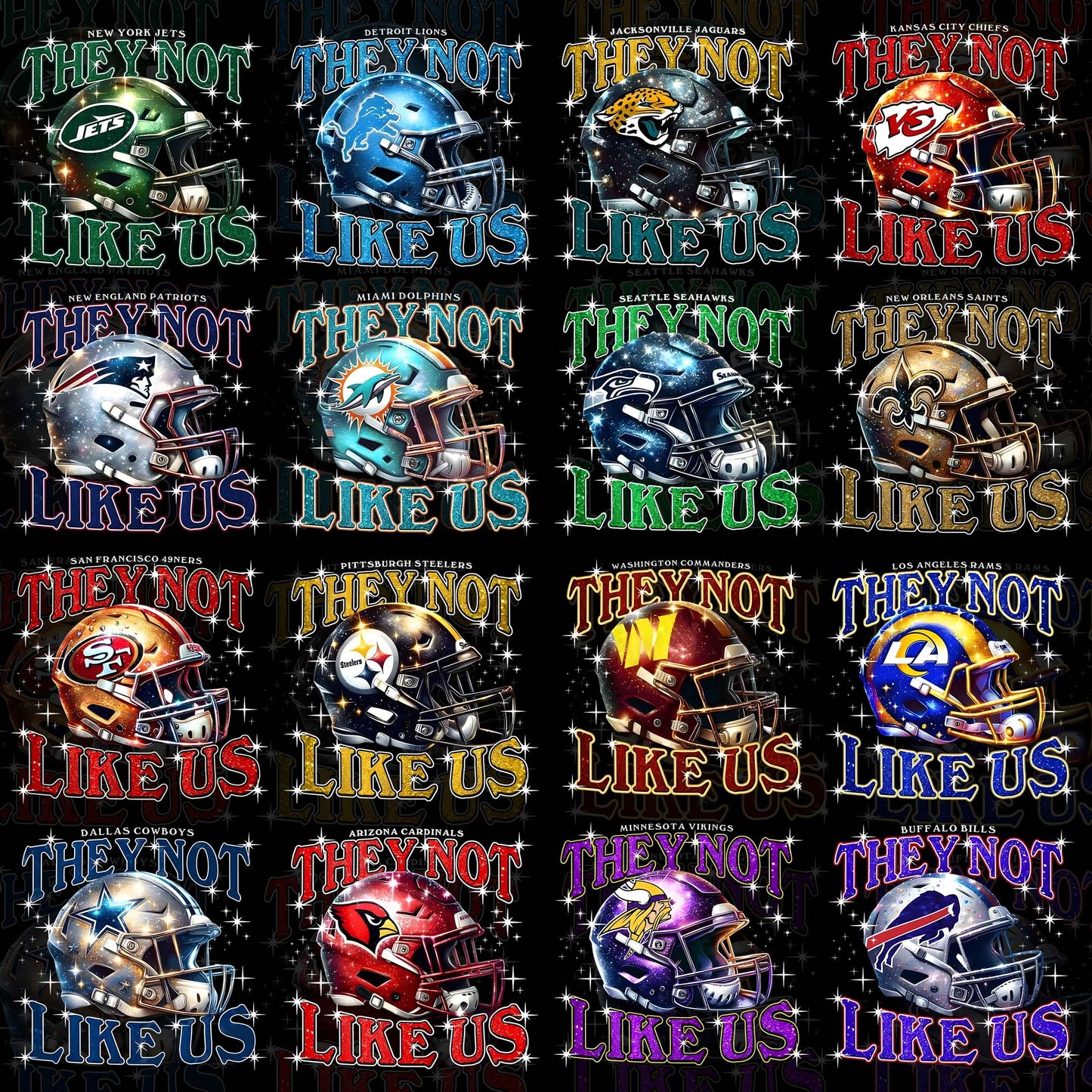 32 NFL Helmet T Shirt Deisgns