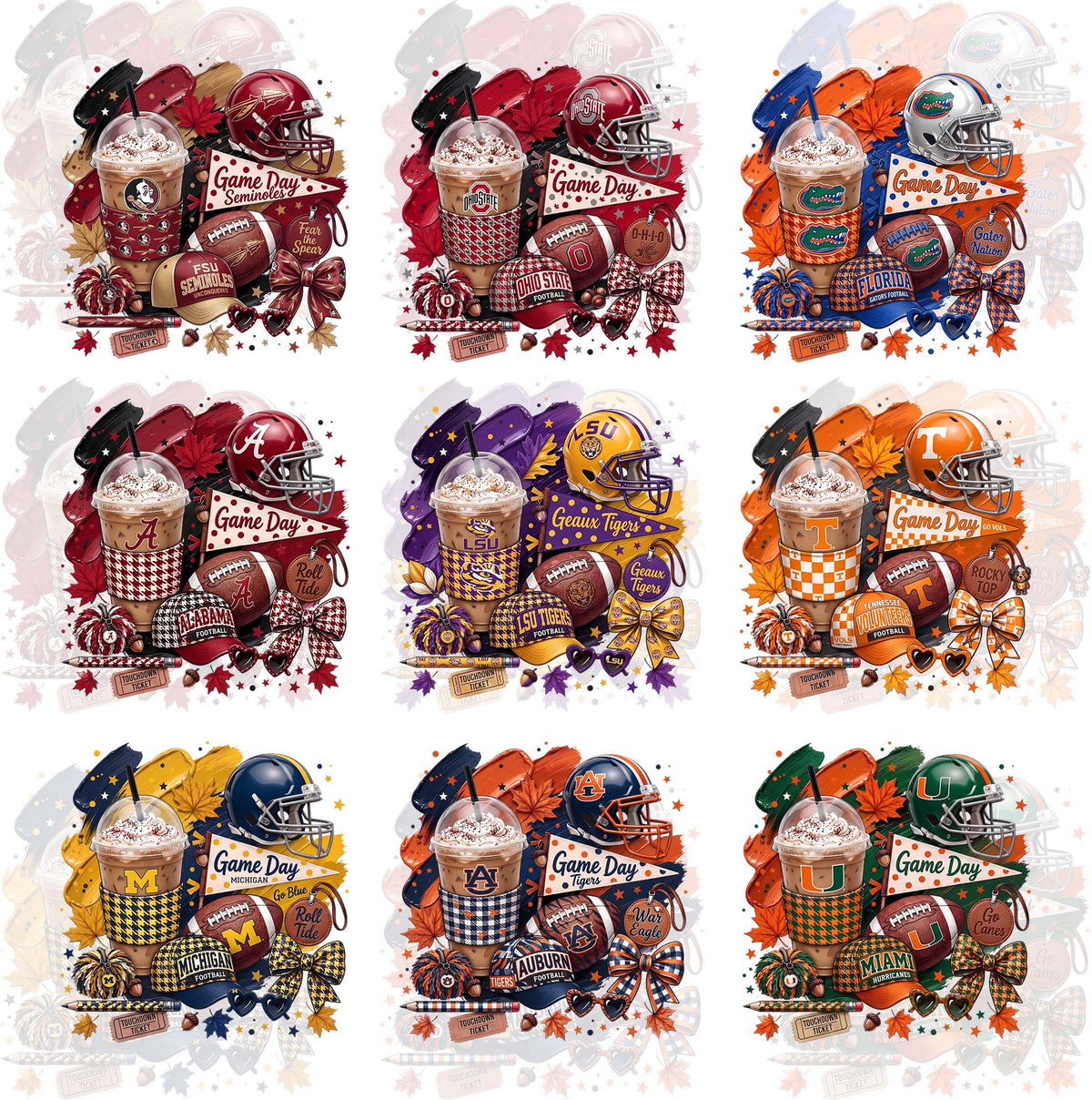 32 Exclusive NFL Designs, FREE College Teams