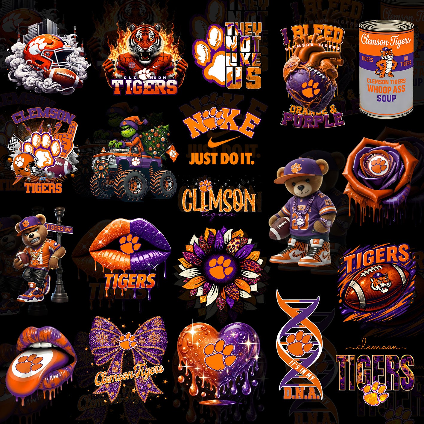 20 Clemson Tigers T Shirt Designs