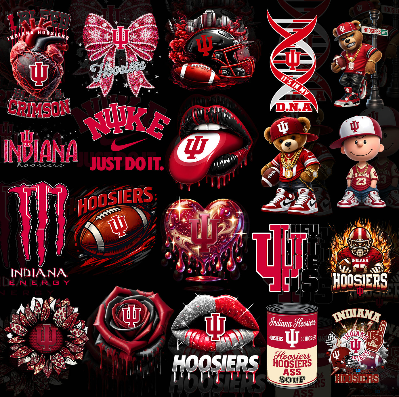 20 Indiana Hoosiers T Shirt Designs