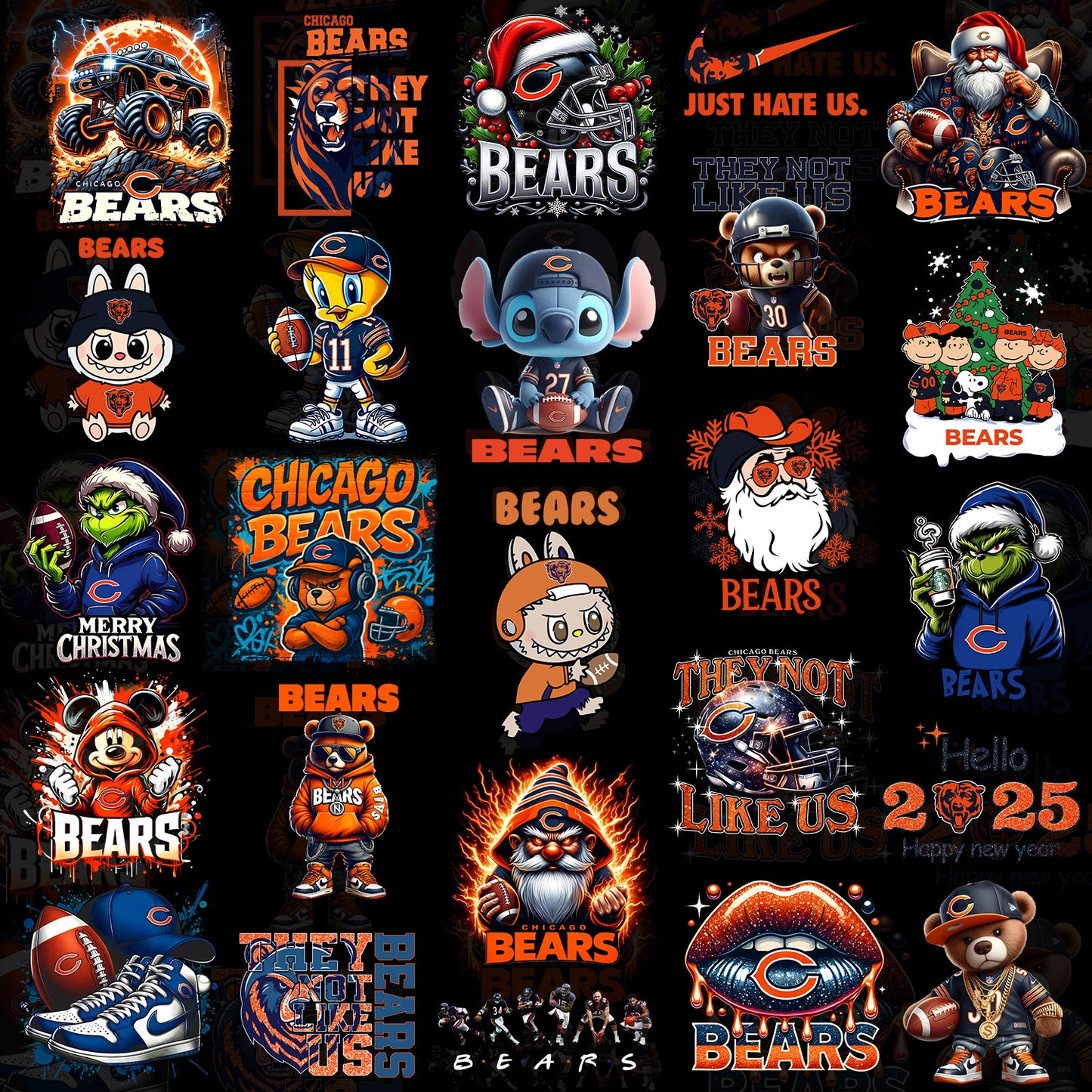 50 Chicago Bear T Shirt Designs