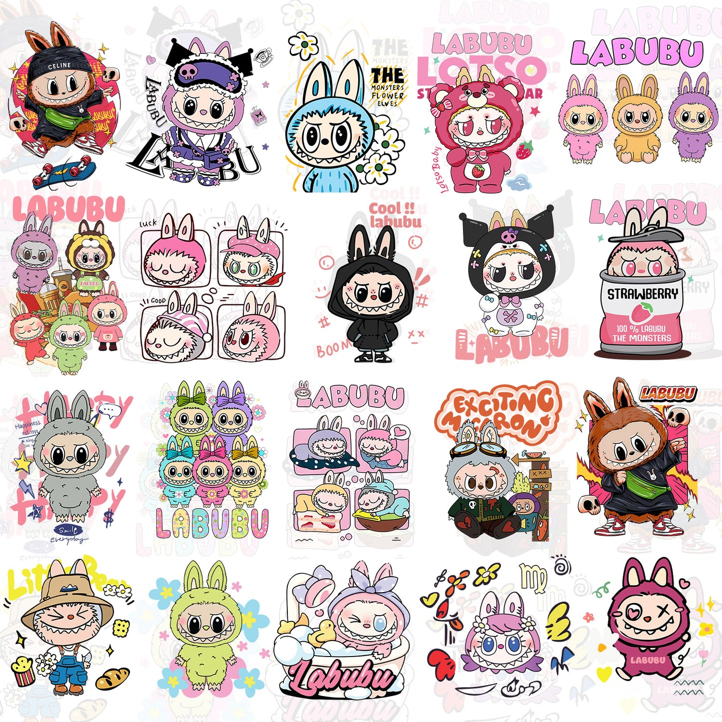 75 Popular LABUBU T Shirt Designs