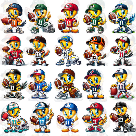32 Tweety NFL T Shirt Designs