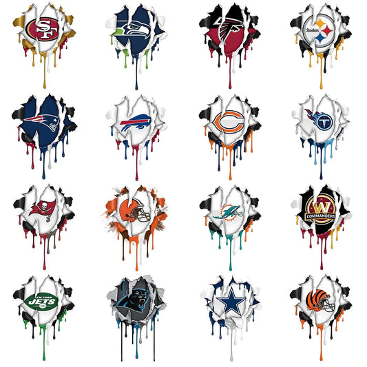 32 Paper Torn NFL T Shirt Designs