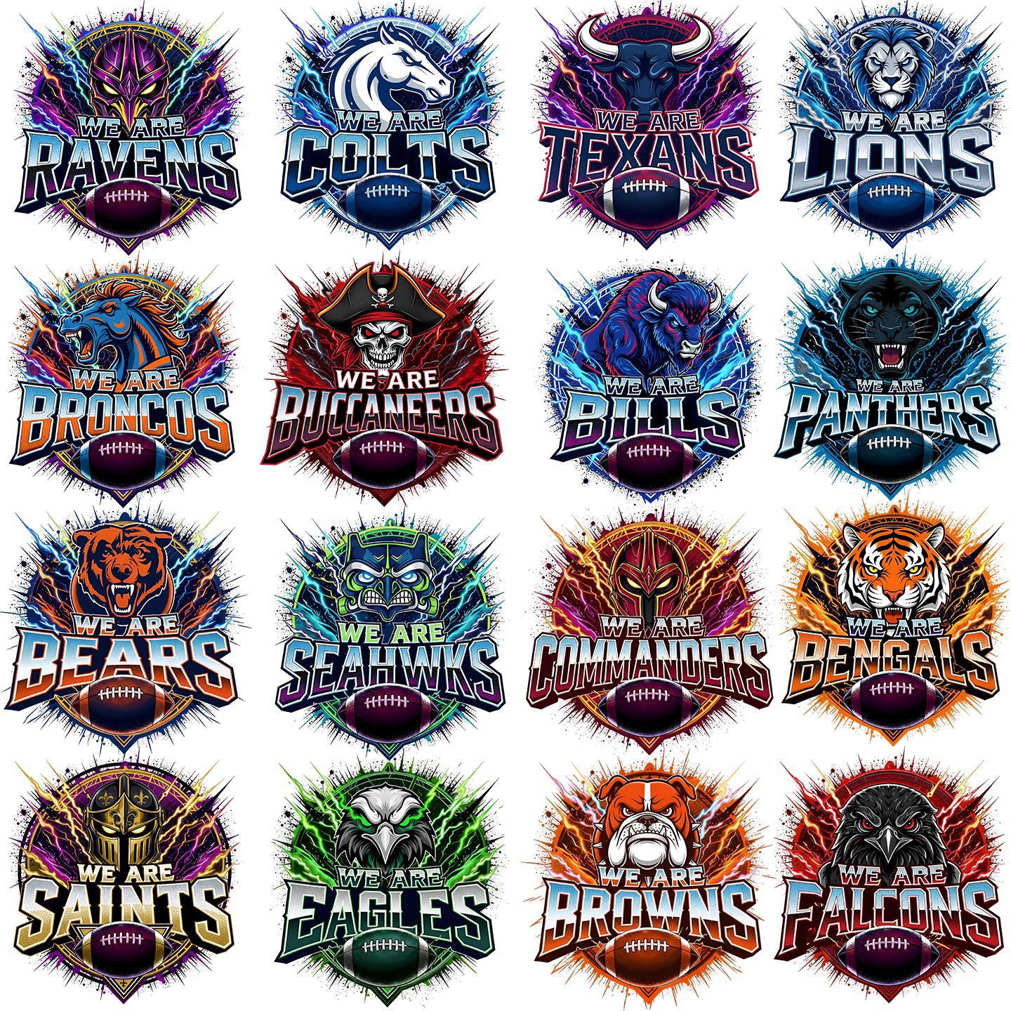 32 We are NFL T Shirt Designs