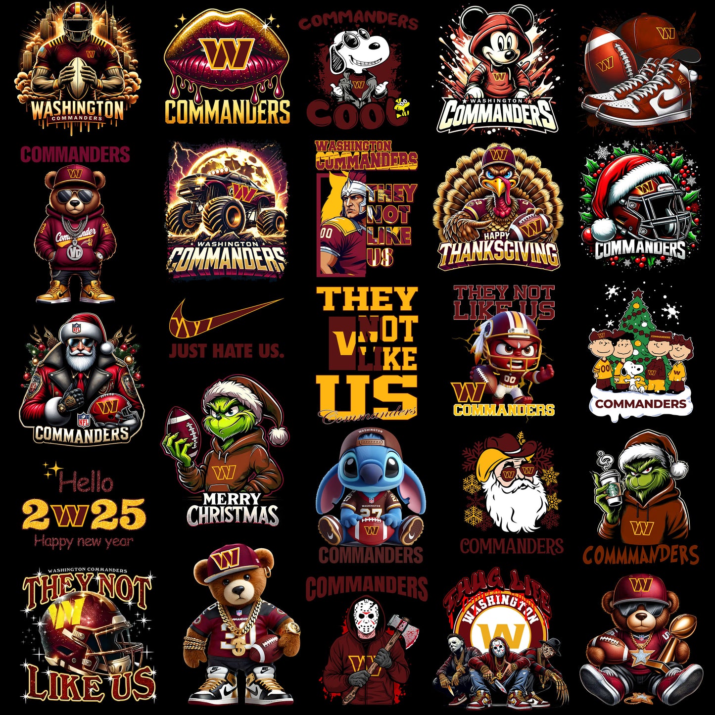 All 32 NFL Teams Designs (50 Bundles)