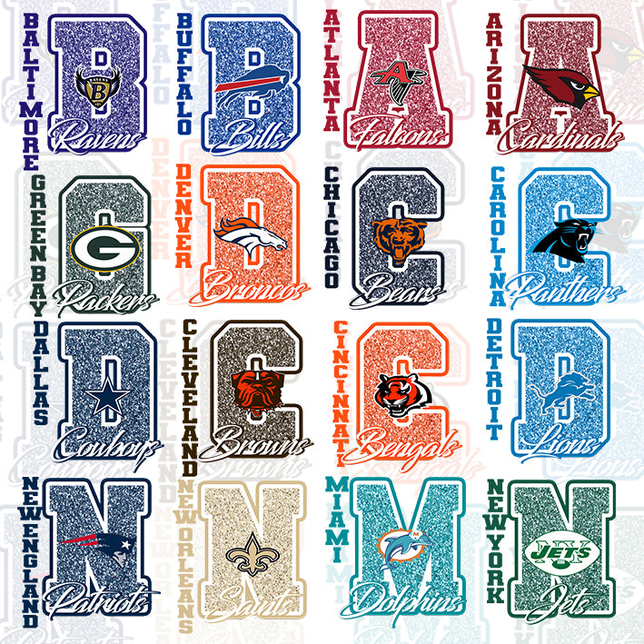 32 GLITTER Letter T Shirt Designs