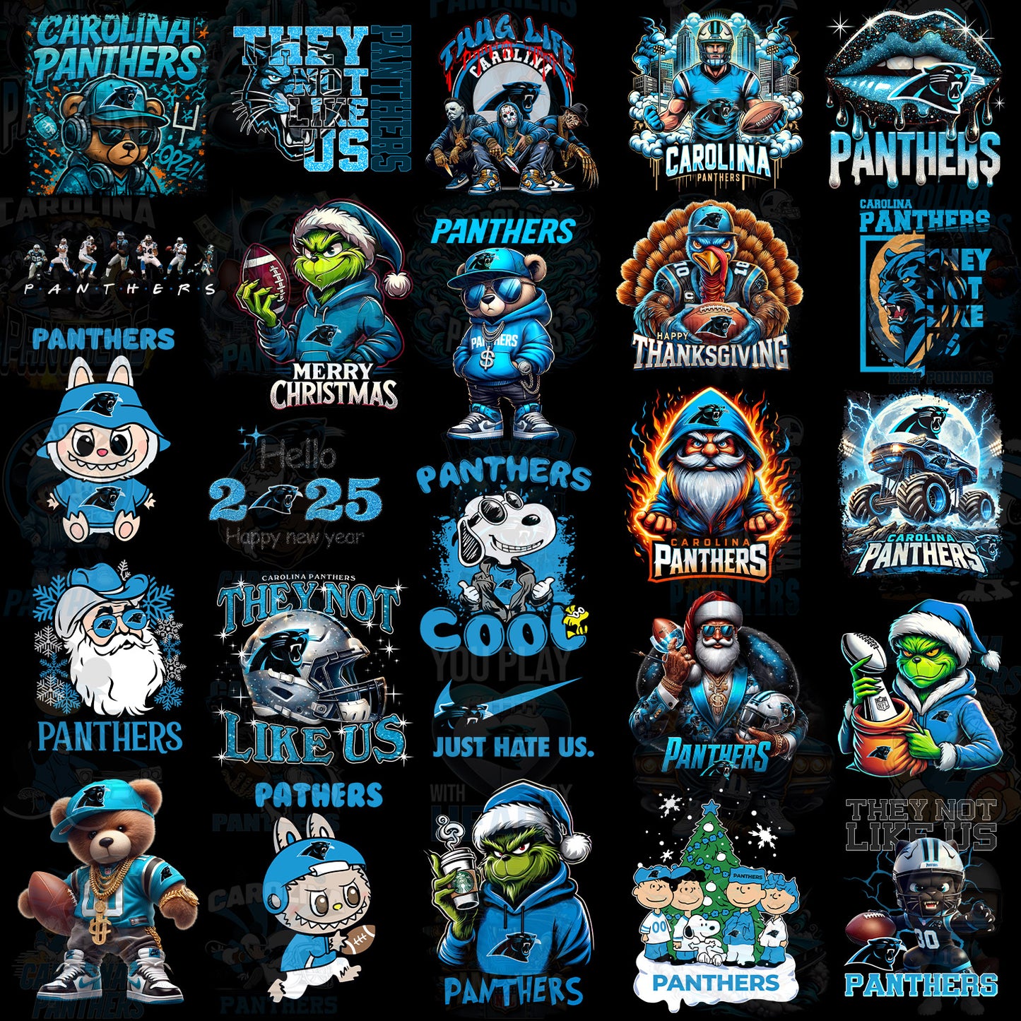 50 Carolina Panthers T Shirt Designs