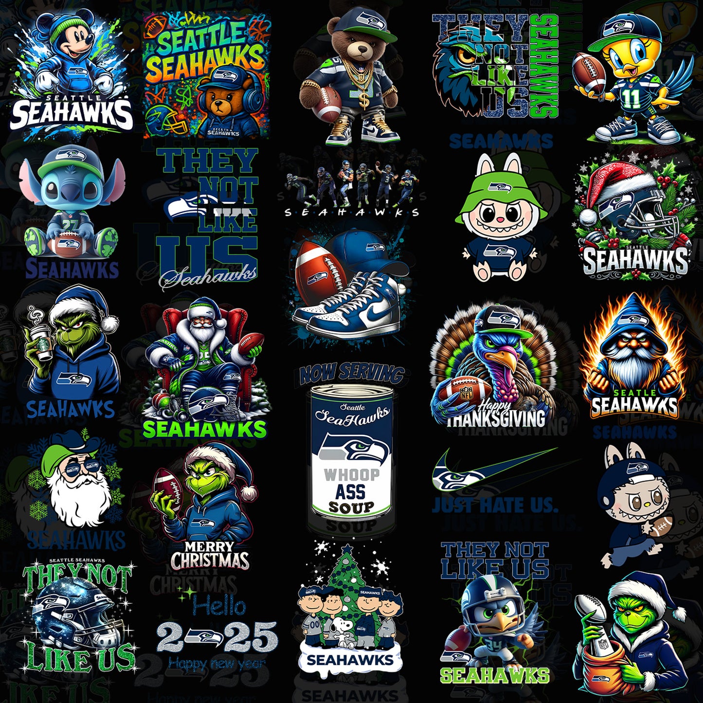50 Seattle Seahawks T Shirt Designs