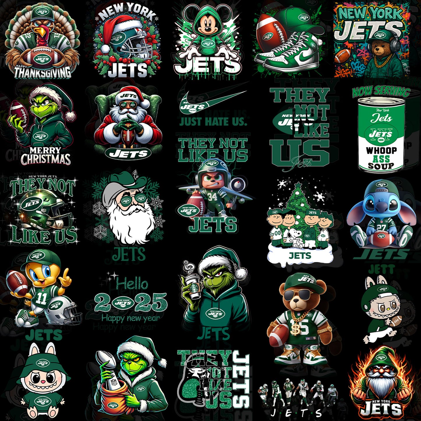 50 New York Jets T Shirt Designs