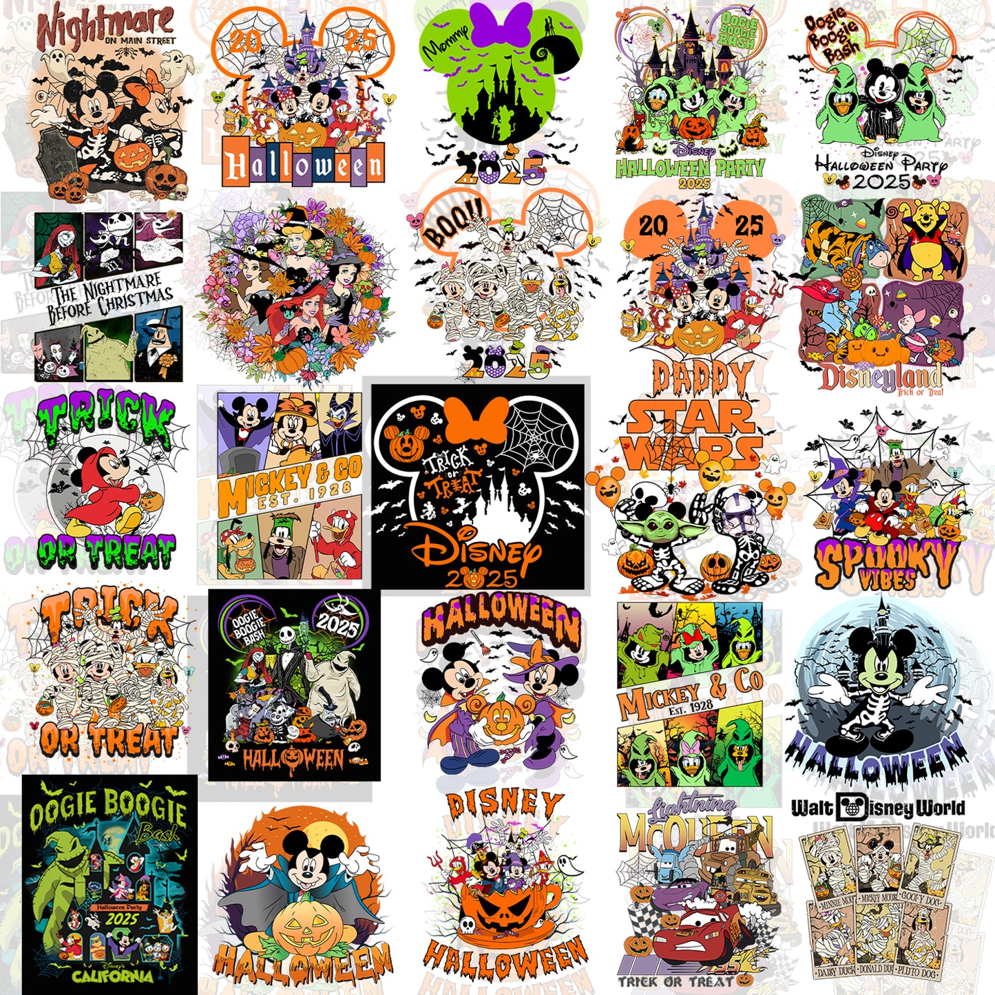 60 Halloween Disney T Shirt Designs
