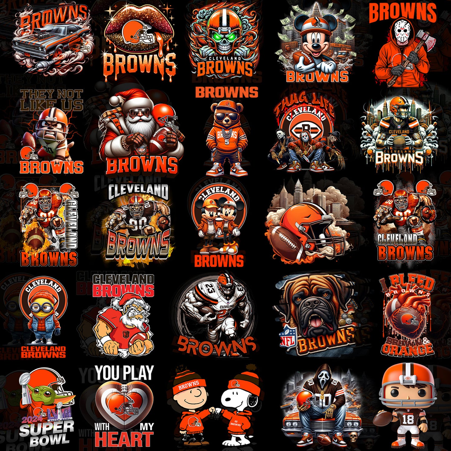 50 Cleveland Browns T Shirt Designs