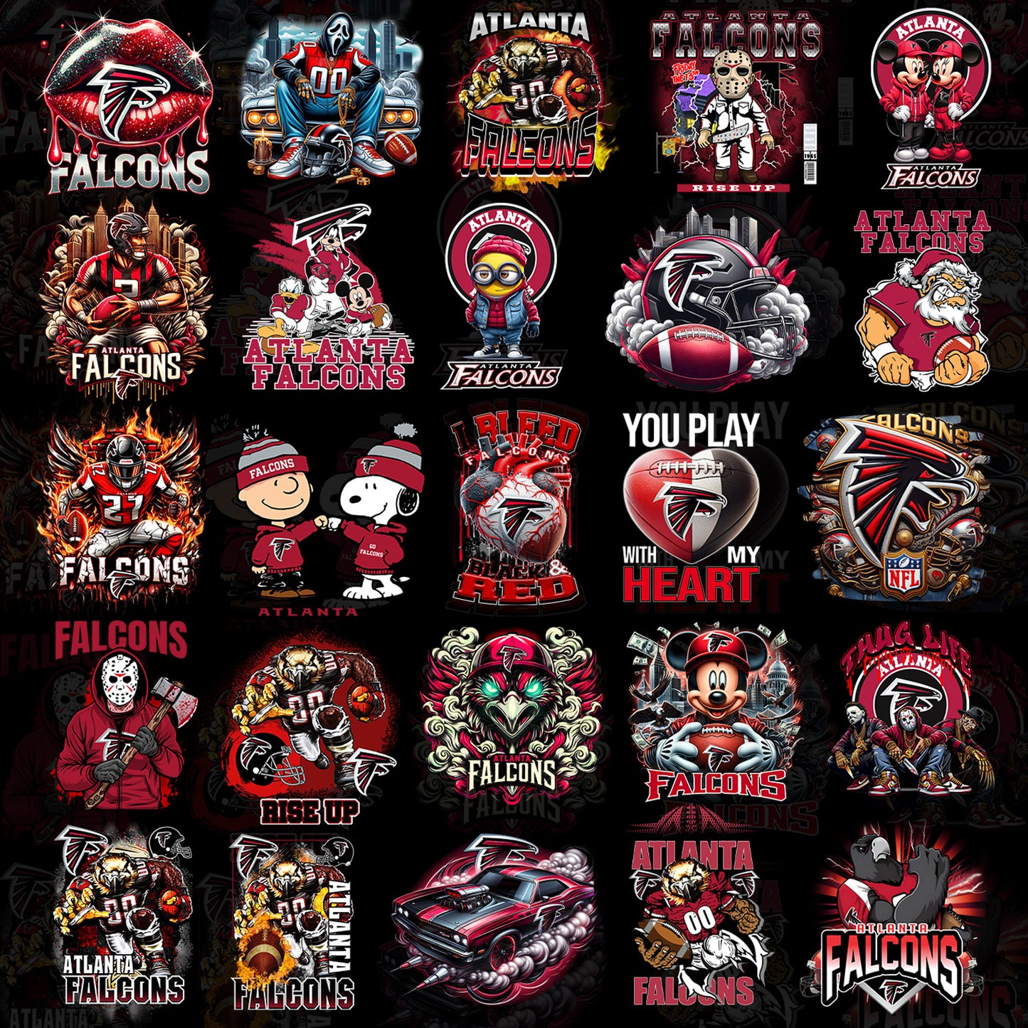 50 Atlanta Falcons T Shirt Designs