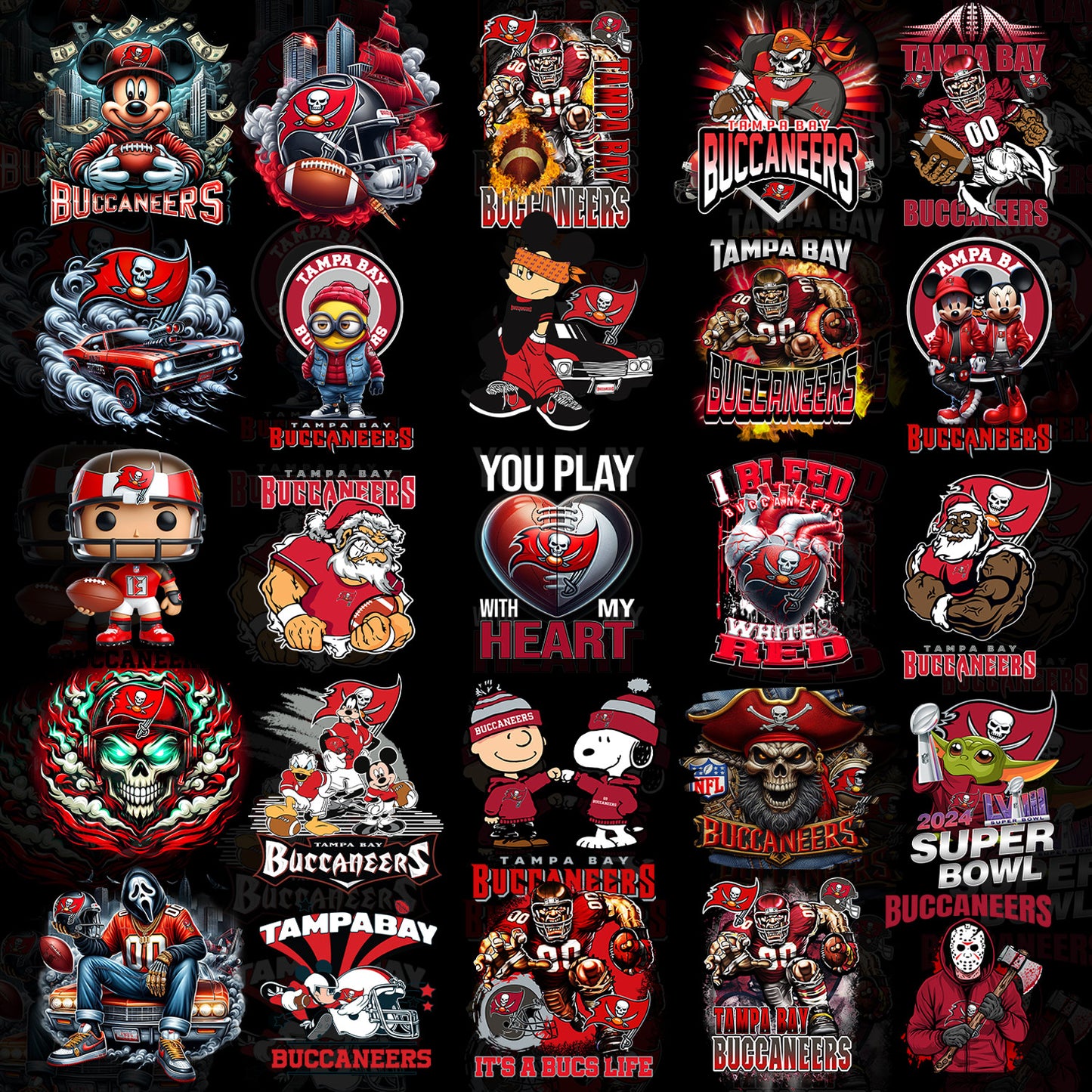 50 Tampa Bay Buccaneers T Shirt Designs
