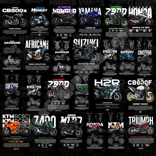 50 SuperBike T Shirt Designs