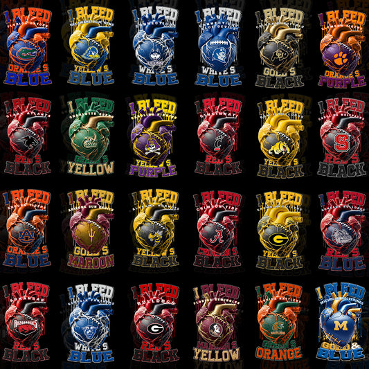 60 I Bleed College T Shirt Deisgns