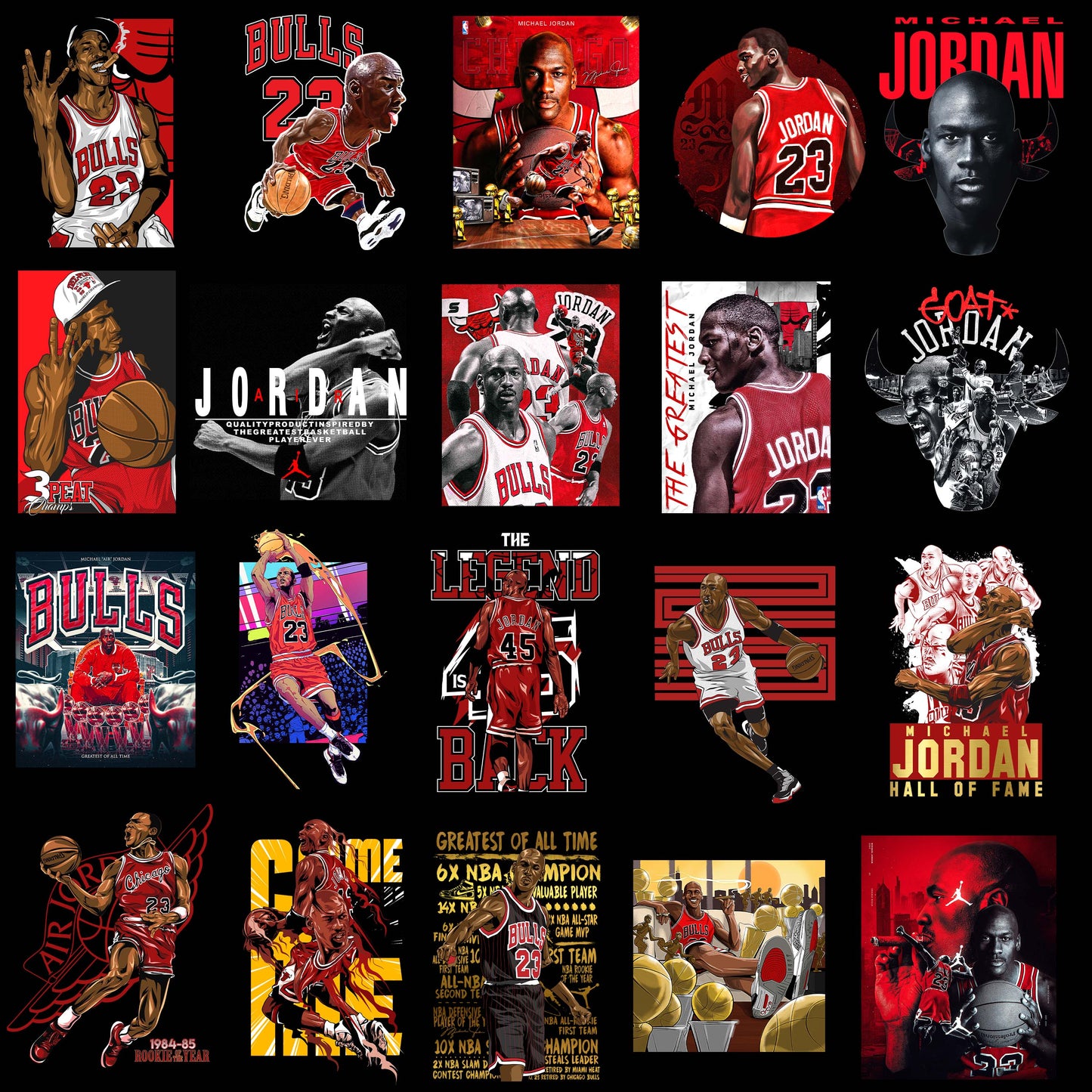 20 Michael Jordan T Shirt Designs
