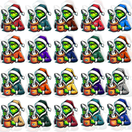 Grinch NFL T Shirt Designs Vol3