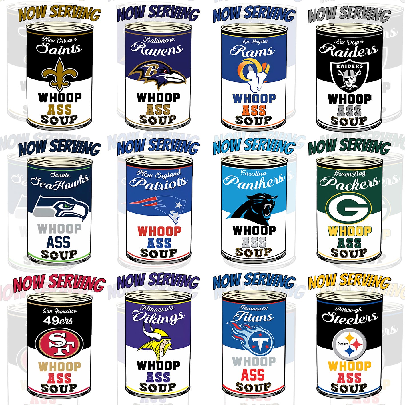 32 NFL Cans T Shirt Designs