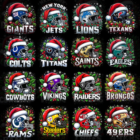Christmas NFL T Shirt Designs TeeGrapphics