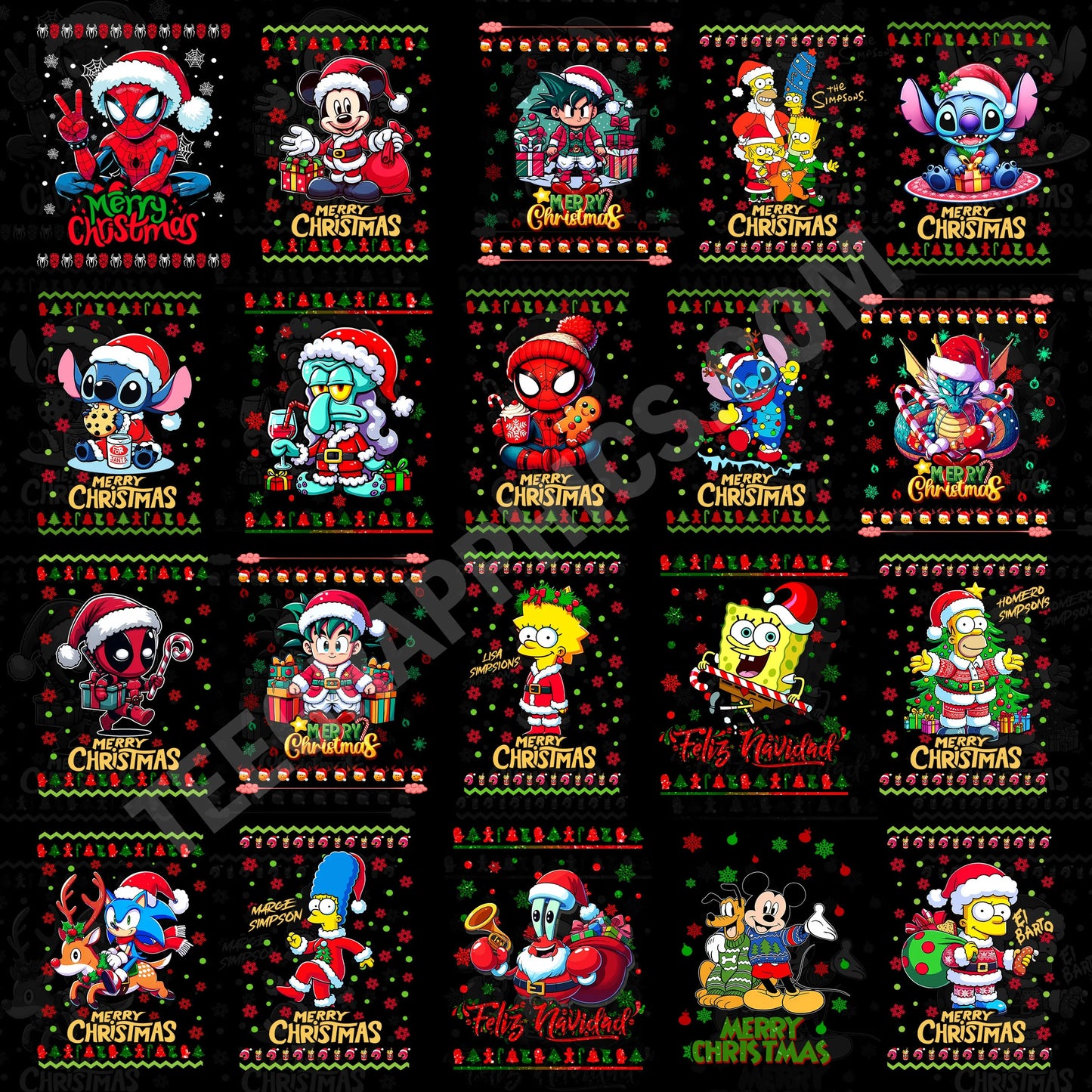 Christmas Ugly Sweater T Shirt Designs TeeGrapphics