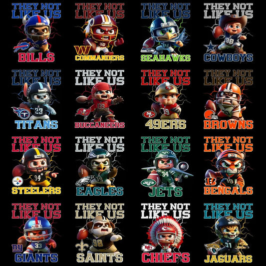 Cute NFL Mascot Designs TeeGrapphics