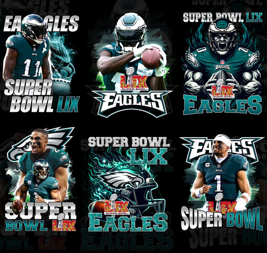 6 Philadelphia Eagles SuperBowl Designs