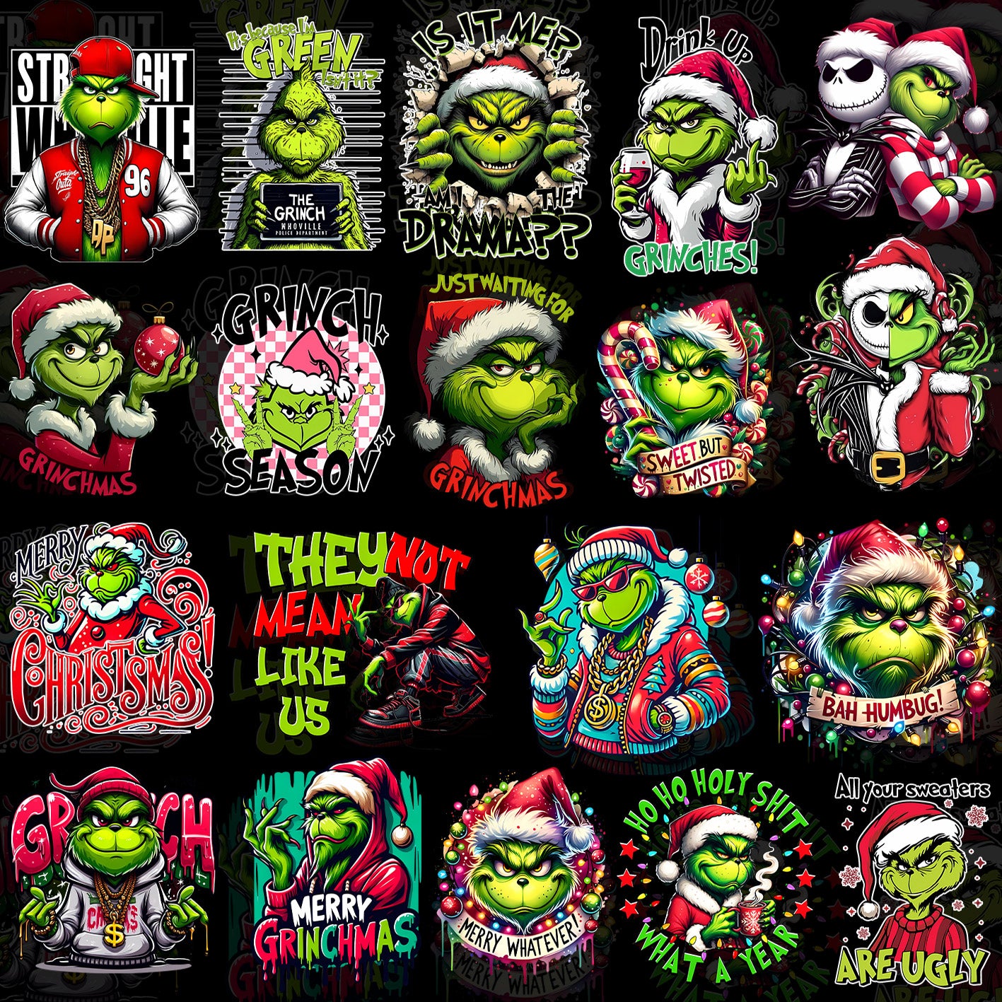 45 Grinch T Shirt Designs