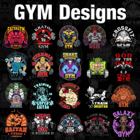 GYM T Shirt Designs TeeGrapphics