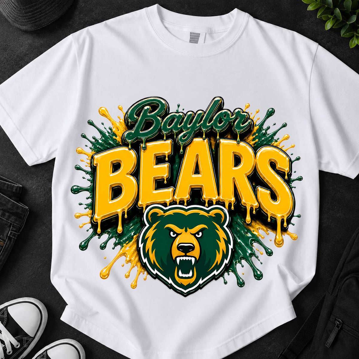 70 Color Splash College T Shirt Deisgns
