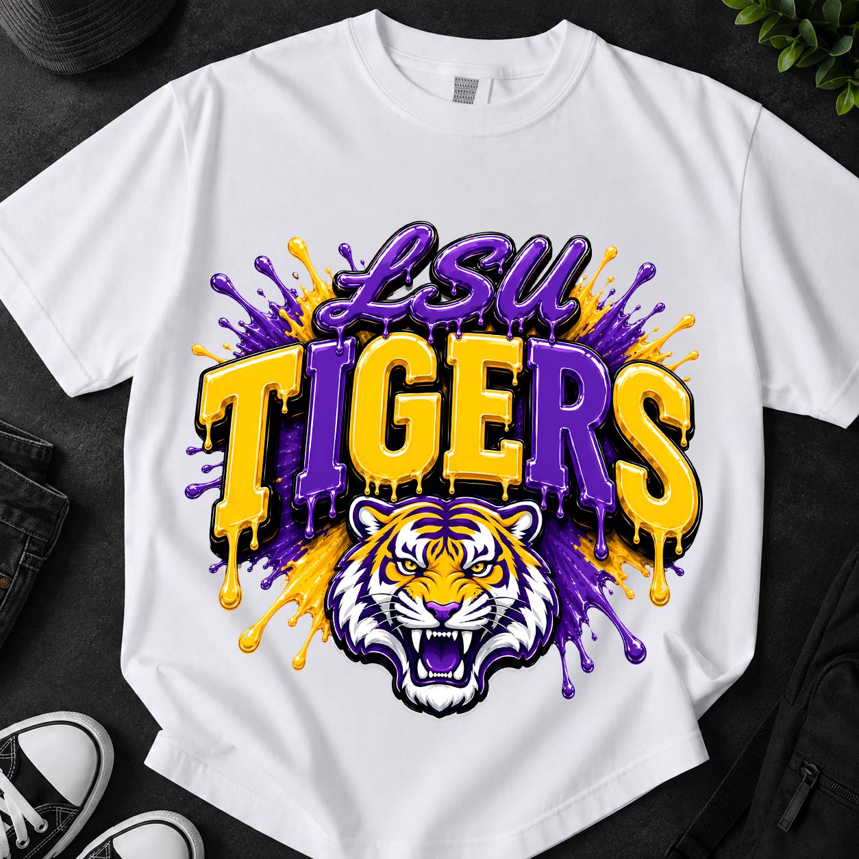 70 Color Splash College T Shirt Deisgns