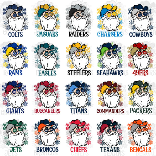 NFL Santa T Shirt Designs, All 32 Teams Included TeeGrapphics