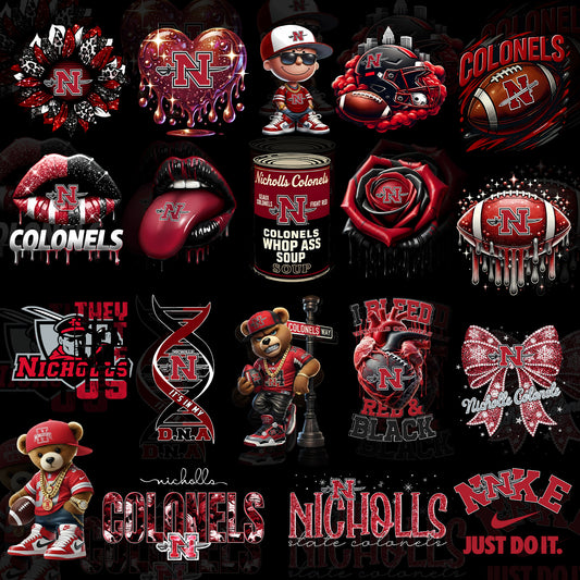 20 Nicholls State Colonels T Shirt Designs