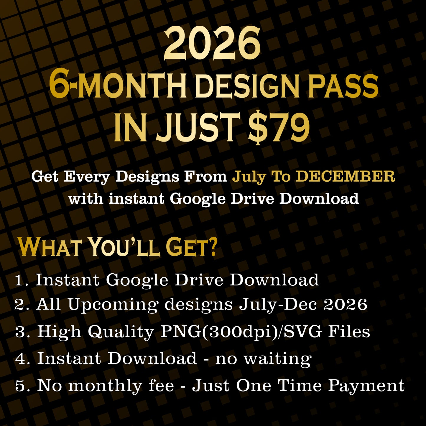 2026 6-MONTH DESIGN PASS In JUST $79