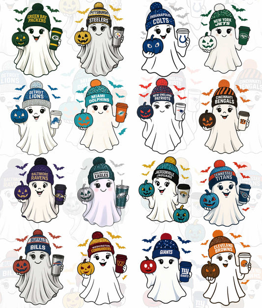 32 NFL Cute Ghost T Shirt Designs