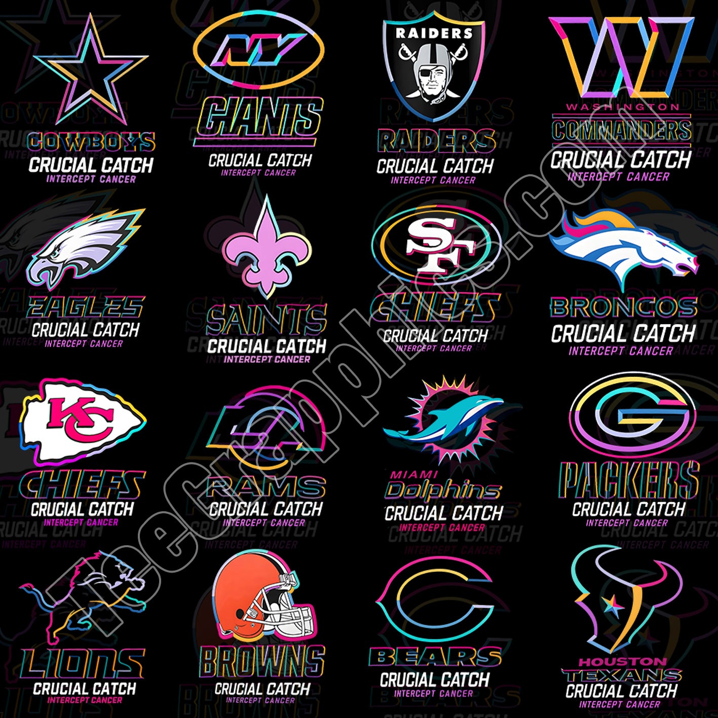 32 NFL Crucial Catch T Shirt Designs