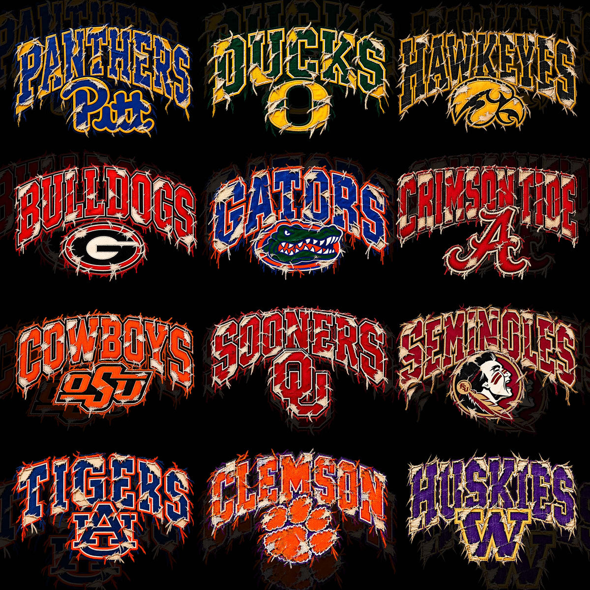 32 NFL Distressed T Shirt Designs+FREE 12 College Designs