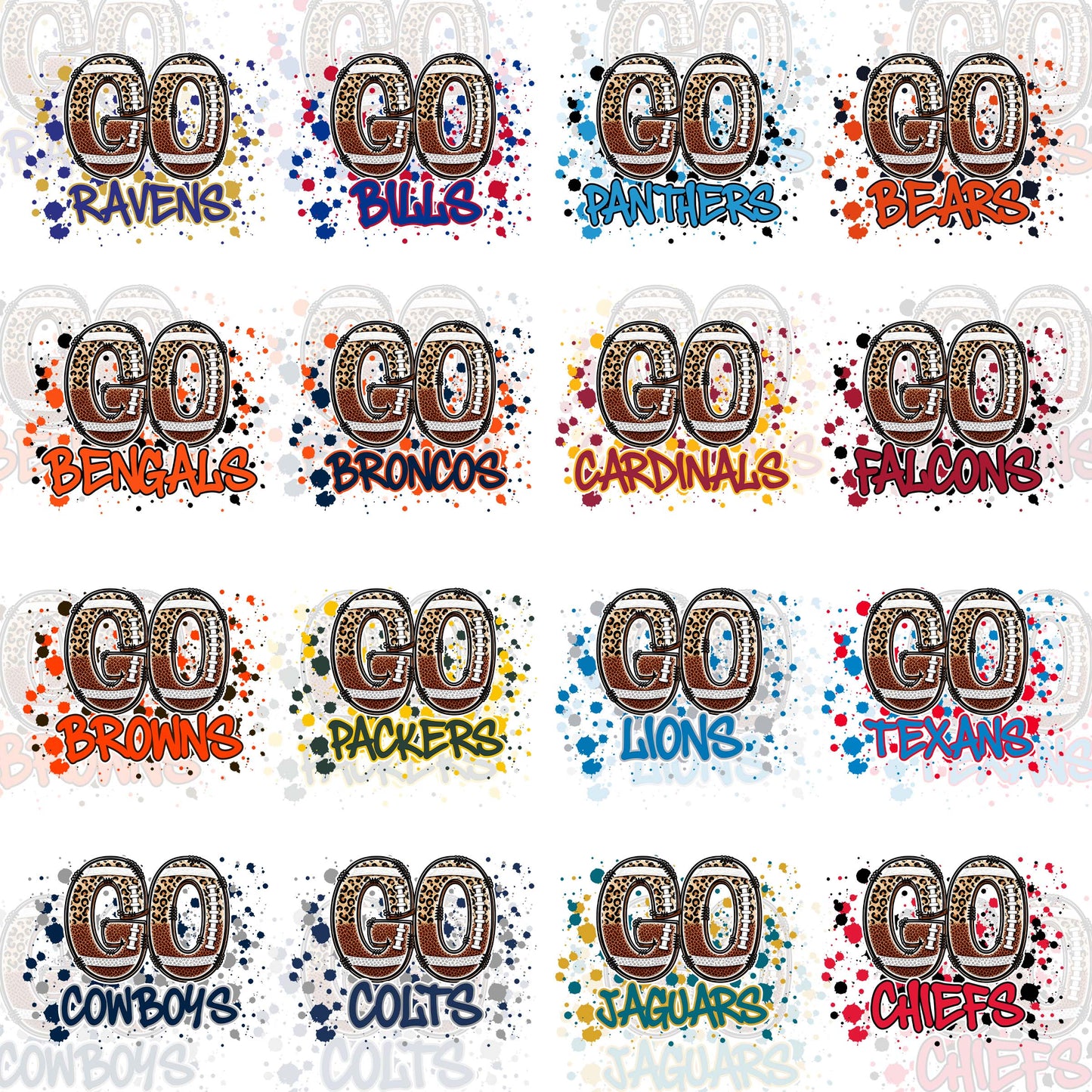 32 NFL GO T Shirt Designs, FREE College Teams
