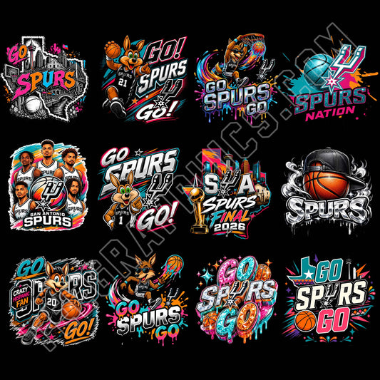 12 Exclusive San Antonio Spurs Designs