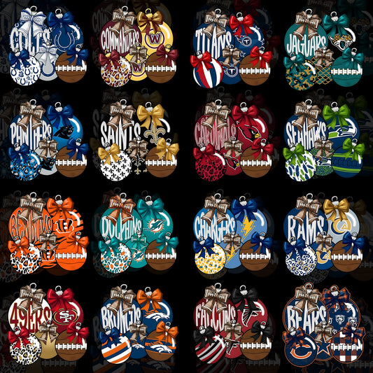 Christmas Ornament NFL T Shirt Designs